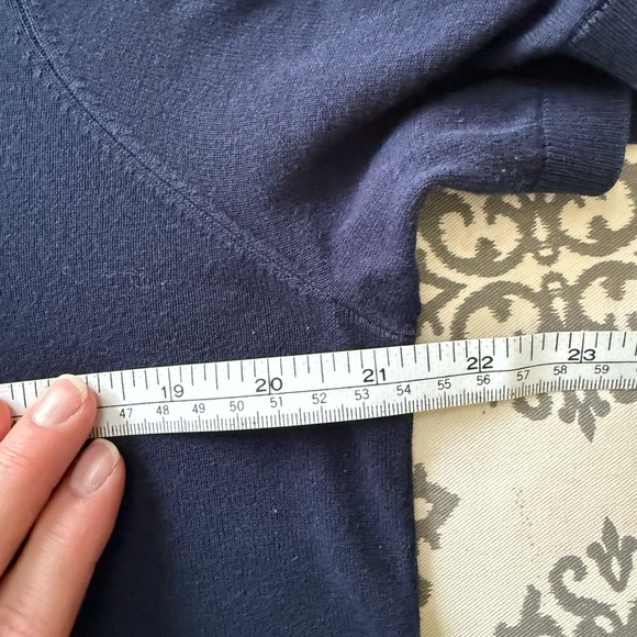 2/$40 Embroidered Navy Short Sleeves - Picture 6 of 7